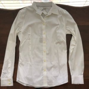 Banana Republic Classic White Button Down